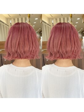 ループ(LOOP) ミニボブ×ピンクカラー