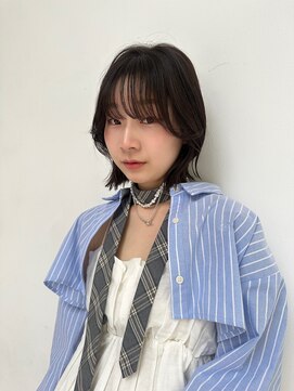 エデル(edel) 外ハネボブ×ブラウンカラー
