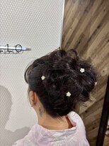 ルネッサンスヘアー ラファエロ(RAFFAELLO)&nbsp;浴衣ヘア　浴衣ヘアアレンジ　アップヘア　アップスタイル