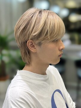 ロンドオム 池袋(Lond Homme) men's/メンズ/フェザーパーマ/黒染め/韓国/ハイトーン/池袋