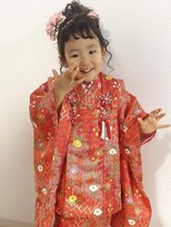 ハウス(HAUS.)&nbsp;横浜駅七五三着付けヘアセット3歳5歳7歳髪型キッズヘアアレンジ