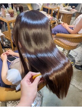 ロンド シャルム 吉祥寺(Lond charme) ラベンダーミルクティー/暗めカラー/髪質改善/縮毛矯正/吉祥寺