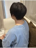 後ろ姿で印象チェンジ！！やわらか質感ショートスタイル