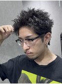 スパイキーショートアクティブショートツイストパーマ