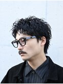 渋谷ルーズショート短髪スパイキーパーマルーズパーマビジネス