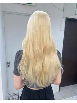 ヴィア 京都烏丸(Via) 10代20代30代/ホワイトブロンド/ブロンド/髪質改善／ハイトーン