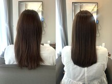 「年齢による細かな毛」のクセには髪質補正ストレート、酸性縮毛矯正