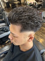 グラスヘア 流川店(Grass Hair)&nbsp;極道パーマスキンフェード【別府駅徒歩10分】【メンズ美容室】