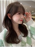 【韓国風ヘアの定番】くびれ巻きで叶える垢抜けヘア/銀座駅