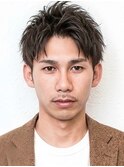 ビジネスフェードカット刈り上げツーブロックバーバー30代40代