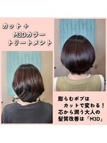 ヘアー リタ ベーシック(hair) カット + インナーカラー + M3Dカラートリートメント
