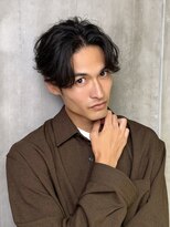 ロッカ 銀座中央通り店(LOCCA)&nbsp;メンズ/フェザーパーマ/フェザーショート/センターパート