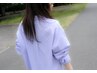 小顔似合わせカット+艶髪カラー+8Step髪質改善Aujua +高濃度マイクロバブル