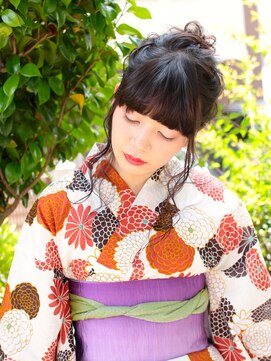 ネオリーブアオバ 高田馬場店(Neolive aoba) 【高田馬場/aoba】　浴衣着付け　＆　ヘアセット