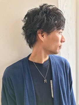 クレスト 草津店(CREST) 三浦翔平風ウェーブウルフ