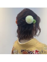 イーチ ヘアーアンドトータルビューティ(each hair&total beauty)&nbsp;ゆるっとハーフアップ　【青木元子】