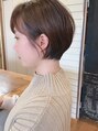 ヘアーアンドメイク フォルス(HAIR&MAKE FORS) 暗めの髪色も毛先を柔らかくカットすることで軽い印象に＊＊＊