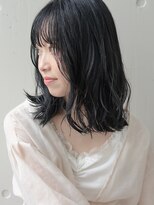 シロ(SiLO)&nbsp;ミディアムブラックネイビー◇/髪質改善/天神大名/前髪