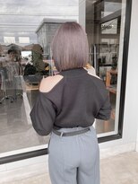 ナンバー(number+)&nbsp;20代30代大人可愛いボブラベンダーベージュ透明感