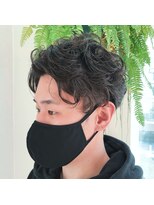 アクセヘアー 町田(acce hair)&nbsp;メンズ2ブロックパーマスタイル