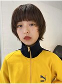 ショートウルフ_大人ガーリーチョコレートプリカール_ba400521