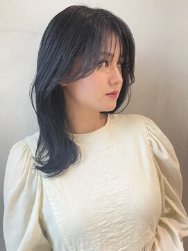 ヨーク(YOKE) 【 YOKE 】くびれフェイスレイヤー顔まわりサイドバング小顔韓国