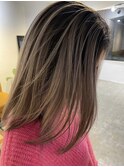 大人オシャレなバレイヤージュ_natural beige_