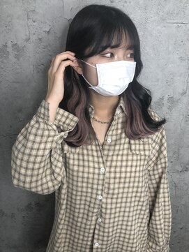 ルーツアイリー 心斎橋(ROOTS IRIE) インナーシールエクステ☆インスタ人気☆ピンクパープル