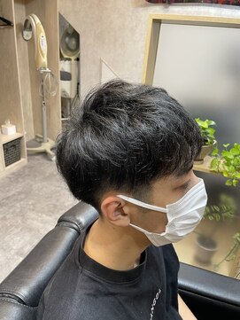 マインド サイトー ヘア アンド スパ mind saito hair&SPA エアーマッシュ×ローツーブロック