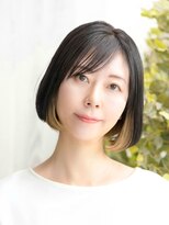 プレジール (Plaisir)&nbsp;白髪染め＋インナーカラー　イメチェン内巻きボブ30代40代50代