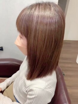 ボブフルール(BOB fleur)の写真/長野県内でも希少なコアミートリートメント導入◇毛先までまとまる、自然なふんわり感と艶が叶う♪