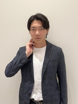 サラビューティーサイト 志免店(SARA Beauty Sight) 【志免】緩いセンター分けパーマスタイル☆琉希也