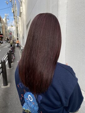 グロス 心斎橋(GLOSS) 【カット/カラー】ワインレッド系カラー