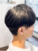 神戸,自然なメンズ縮毛矯正 柔らかいマッシュスタイル