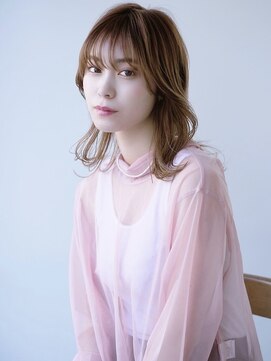 リル バイ フレイムス 川口(Lilou by Frames) ペールベージュ外ハネボブ