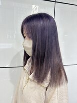 ヘアーアンドメイク ビス(HAIR&MAKE bis) 肌が白く見えるラベンダーカラー♪