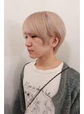 ケアブリーチハイトーンホワイトベージュメンズヘア