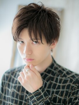 モッズヘアメン 札幌月寒店(mod's hair men) 伸ばしかけ七三分け韓国メンズカットo札幌月寒