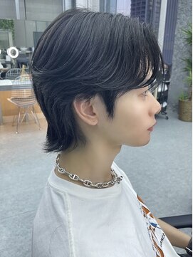 デュー 栄(DEW) 【DEW】カルマパーマ×センターパートウルフ