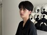 【 土日祝限定 】メンズカット + 炭酸スパ + 眉カット
