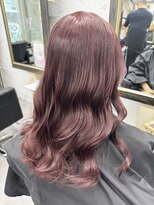 リア(riah)&nbsp;ダブルカラーミルクティーベージュレイヤーカット韓国ヘア