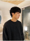 【大人の抜け感ニュアンスパーマスタイル】