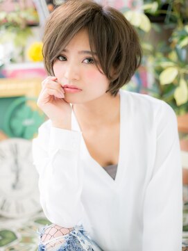 カバーヘア ブリス 志木南口駅前店(COVER HAIR bliss) 斜めアシンメトリーマッシュショートh3志木20代30代40代