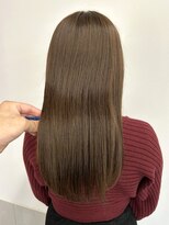 カノエ 福岡香椎店(canoe)&nbsp;オリーブベージュ　透明感カラー　ケアブリーチ　艶髪　20代