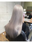 10代20代透明感人気グレージュカラーケアブリーチ