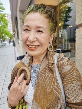 メリケンビューティーパーラー コウベ(MERICAN BEAUTY PARLOR KOBE) ショートスタイル/白髪活かし (tomo)