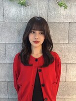 ティーヘア(t.hair)&nbsp;韓国風巻き髪スタイル/ぱっつんバング/髪質改善似合わせカラー