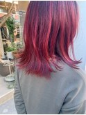 ○femme 二条○根元からのグラデーション　ピンク