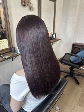 アルレン(Allen) ボルドーレッド【宇都宮/ブリーチなしカラー/赤】