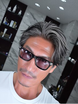 バース 梅田中崎町店(BIRTH) ４０代５０代イケオジバレイヤージュ４０代ハイライト